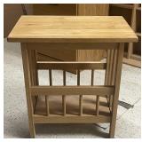 (BR) Wooden Side Table 23ï¿½ x 22 1/2ï¿½ x 15ï¿½