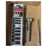 Tray Lot Of Assorted Socket Set & More