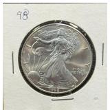 (SC) 1998 Silver American Eagle 1 Oz Fine Silver