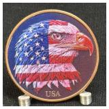 (SC) Freedom Eagle One AVDP Ounce .999 Colorized