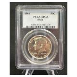 (SC) 1966 PCGS MS 65 SMS Kennedy Half Dollar