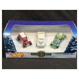 Hot Wheels Vintage Hot Rods 3 pc Christmas
