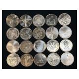 (SC) One Roll (20) One Ounce .999 Fine Copper