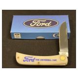 (SC) Case XX Ford Motors Smooth White Synthetic