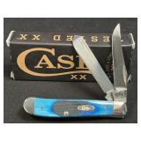 (SC) Case XX Caribbean Blue Bone Sawcut Jig Mini