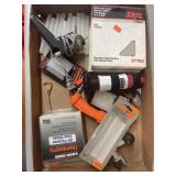 Tray Lot Of Assorted Items Including Skil Quarter