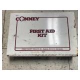 Vintage Conney First Aid Kit Metal Box