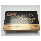 (SC) PMC Ammunition Bronze 223 Remington 55