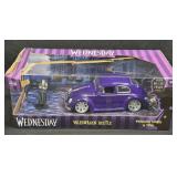 VOLKSWAGEN BEETLE PURPLE & "WEDNESDAY ADDAMS"