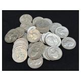 (SC) One Roll Of Silver Quarters 90% Silver