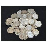 (SC) One Roll Roosevelt Dimes 90% Silver