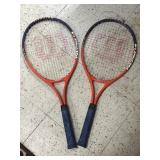 2 Wilson Tennis Rackets