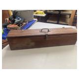 Handmade wooden toolbox 36ï¿½ inches overall made