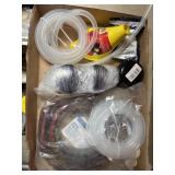Tray Lot Containing Tubing, Oil Filters & More