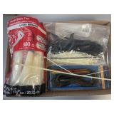 Tray Lot Of Assorted Cable Ties & Zipper
