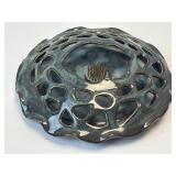 (D) 7 1/2ï¿½ Art Deco Pottery Flower Frog