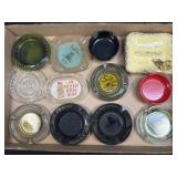 (D) Several Assorted Ashtrays As Pictured