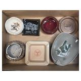 (D) Several Assorted Ashtrays As Pictured