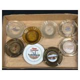 (D) Several Assorted Ashtrays As Pictured