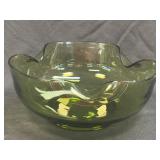 (C) Vintage Anchor Hocking Avocado Green Glass