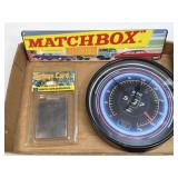 (C) Lot Containing Speedometer Clock, Matchbox