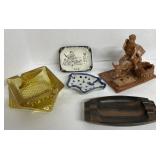 (D) Assorted Ashtrays as Shown