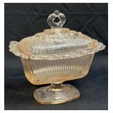 (C) Vintage Indiana Glass Pink Depression Glass