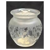 (C) Vintage Bath & Body Works Ivy Leaf Bud Vase