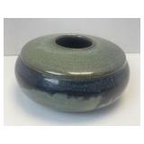 (B) 6ï¿½ Flower Frog Vase Signed