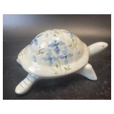 (B) Portuguese Blue & White Turtle Trinket Box 6ï¿½