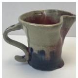 (D) 4ï¿½ Studio Art Pottery Small Pitcher Signed