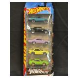 (C) 5 Hot Wheels As Pictured NIB ï¿½Fast & Furiousï¿½