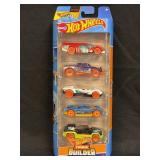 (C) 5 Hot Wheels As Pictured NIB ï¿½Track Builderï¿½
