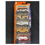 (C) 5 Matchbox Cars As Pictured NIB ï¿½MBX Rescue
