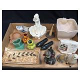 (D) Assorted Lot As Pictured Including Pottery