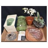 (D) Assorted Lot As Pictured Including Pottery