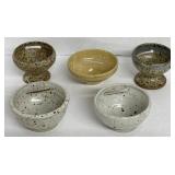 (D) Handmade Egg Separator Dishes 5 pc as Shown