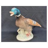 (D) A E Price Porcelain Mallard Duck Figurine