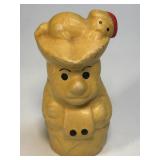 (D) Vintage Chalkware Bank As Pictured