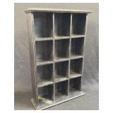 (B) Wooden Wall Hanging Display Case 15.75ï¿½ X