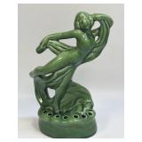(C) VINTAGE CAMARK POTTERY ART DECO NUDE LADY