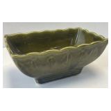 (B) Vintage McCoy Olive Green Moss Planter Pot