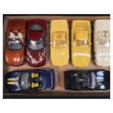 (C) 7 Plastic Cars As Pictured