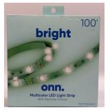 (C) onn Multicolor LED Light Strip with Remote