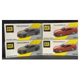 (C) 4 CCA 1:64 Ford Mustang GT Diecast Metal
