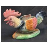 (D) Vintage 1950's Colorful Ceramic Rooster