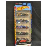 (C) 5 Hot Wheels As Pictured NIB ï¿½Formula 1ï¿½
