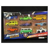 (C) 9 Adventure Force Cars As Pictured NIB