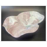 (D) Handmade Pottery Trinket Dish (Missing Foot)