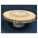 (B) 14ï¿½  Tree Slice Cake Stand